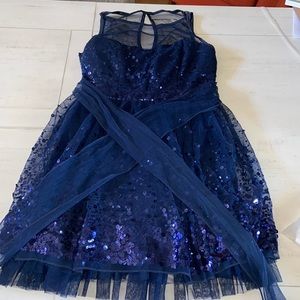 Navy Blue Formal Dress